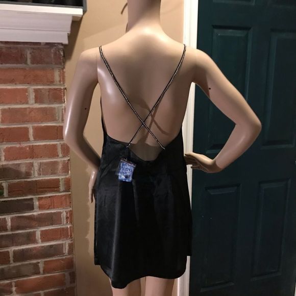 NWT $60 free people Intimately Anthracite Chemise/Mini - Picture 2 of 16